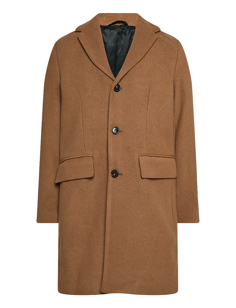 Lindbergh - Wool blend coat - wool coats - camel - 0
