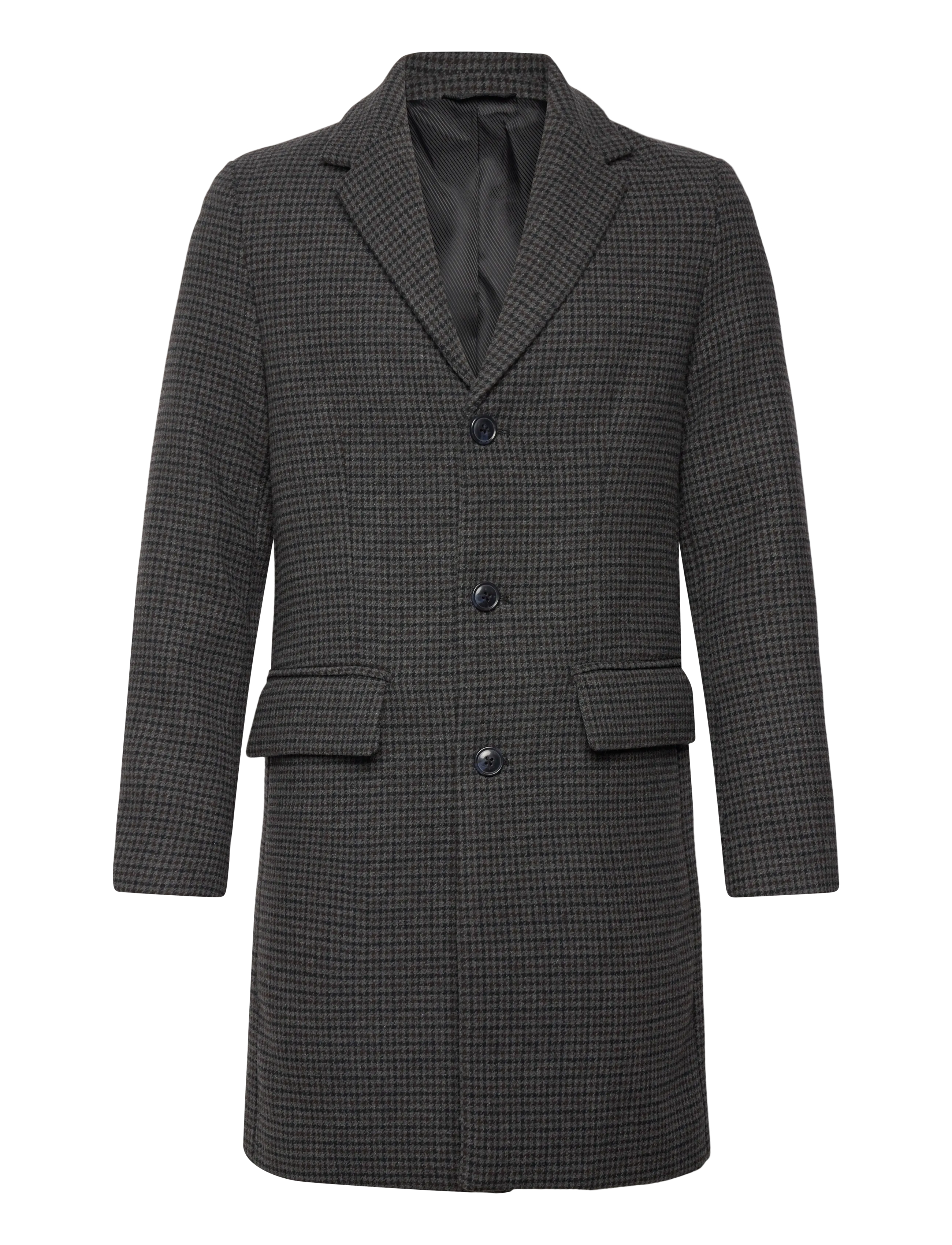 Lindbergh Wool blend coat - Rockar - GREY / grey