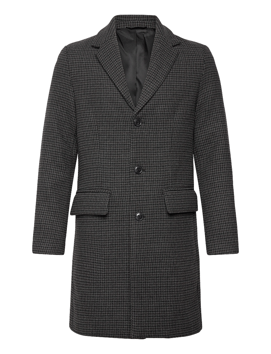 Lindbergh - Wool blend coat - wollmäntel - grey - 1