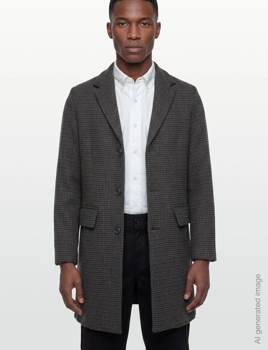 Lindbergh - Wool blend coat - wollmäntel - grey - 3
