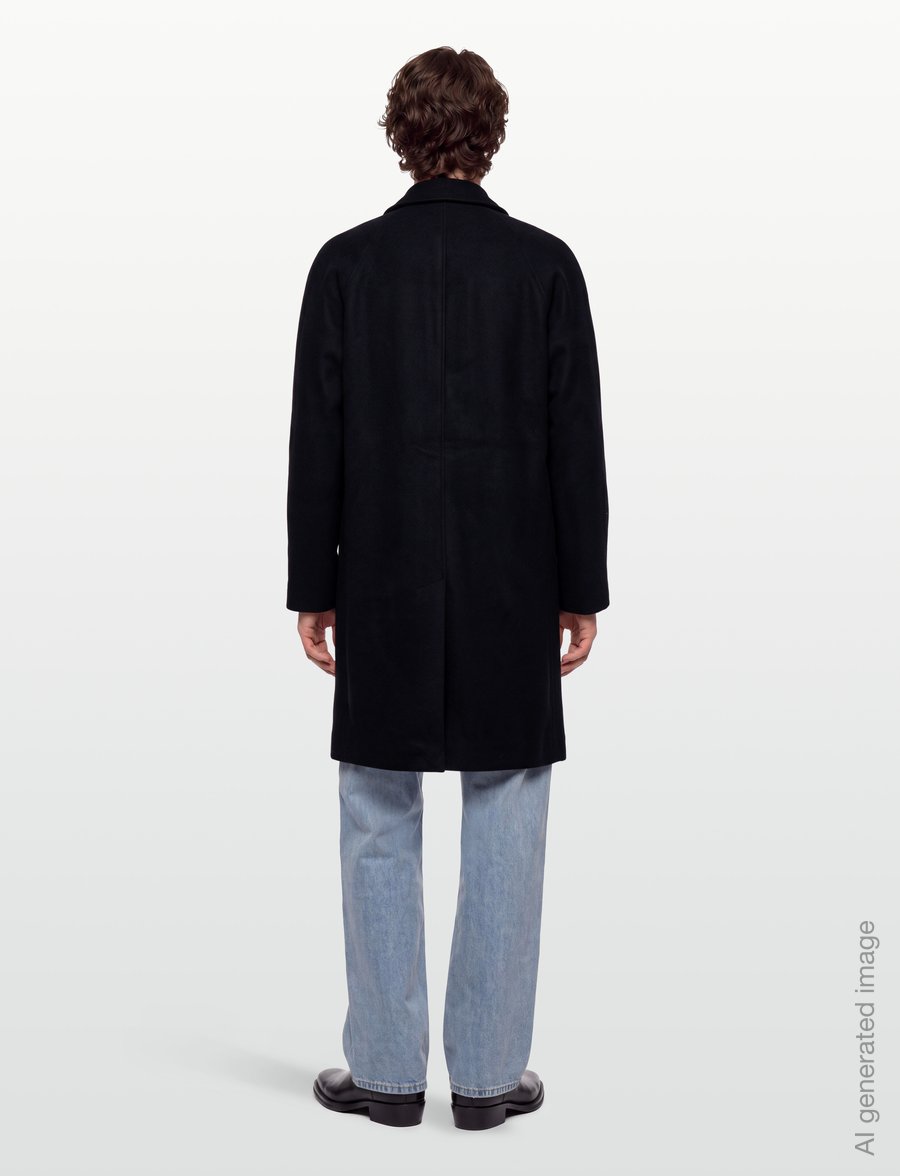 Lindbergh - Wool blend coat - vinterjackor - black - 4