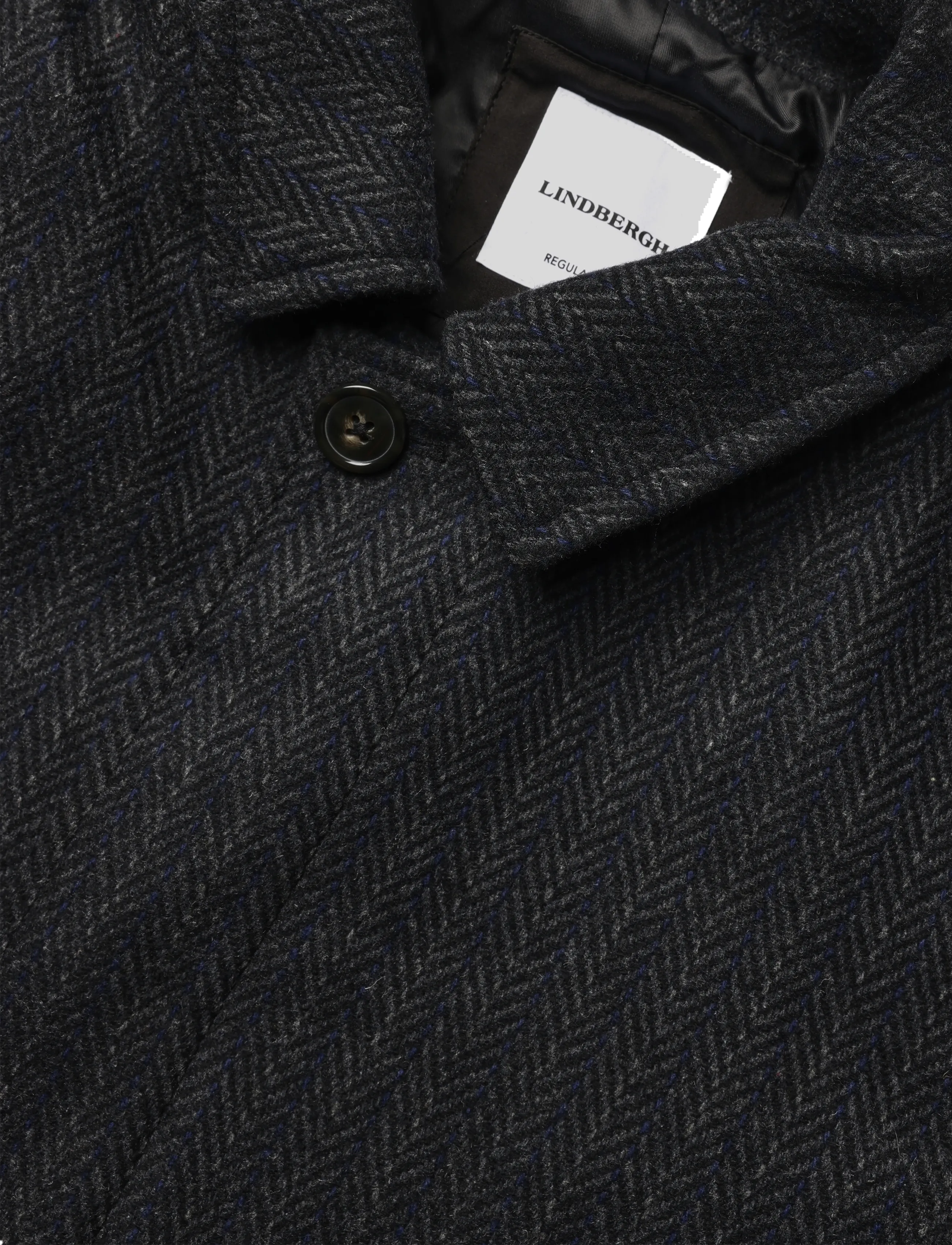 Lindbergh - Wool blend coat - wool coats - navy grey - 2