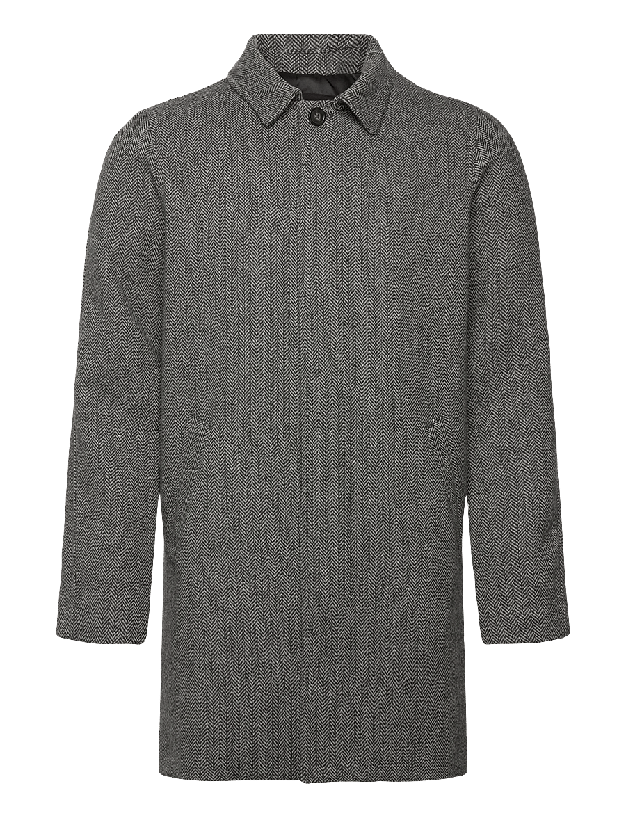Lindbergh - Wool blend coat - wollmäntel - white grey - 1