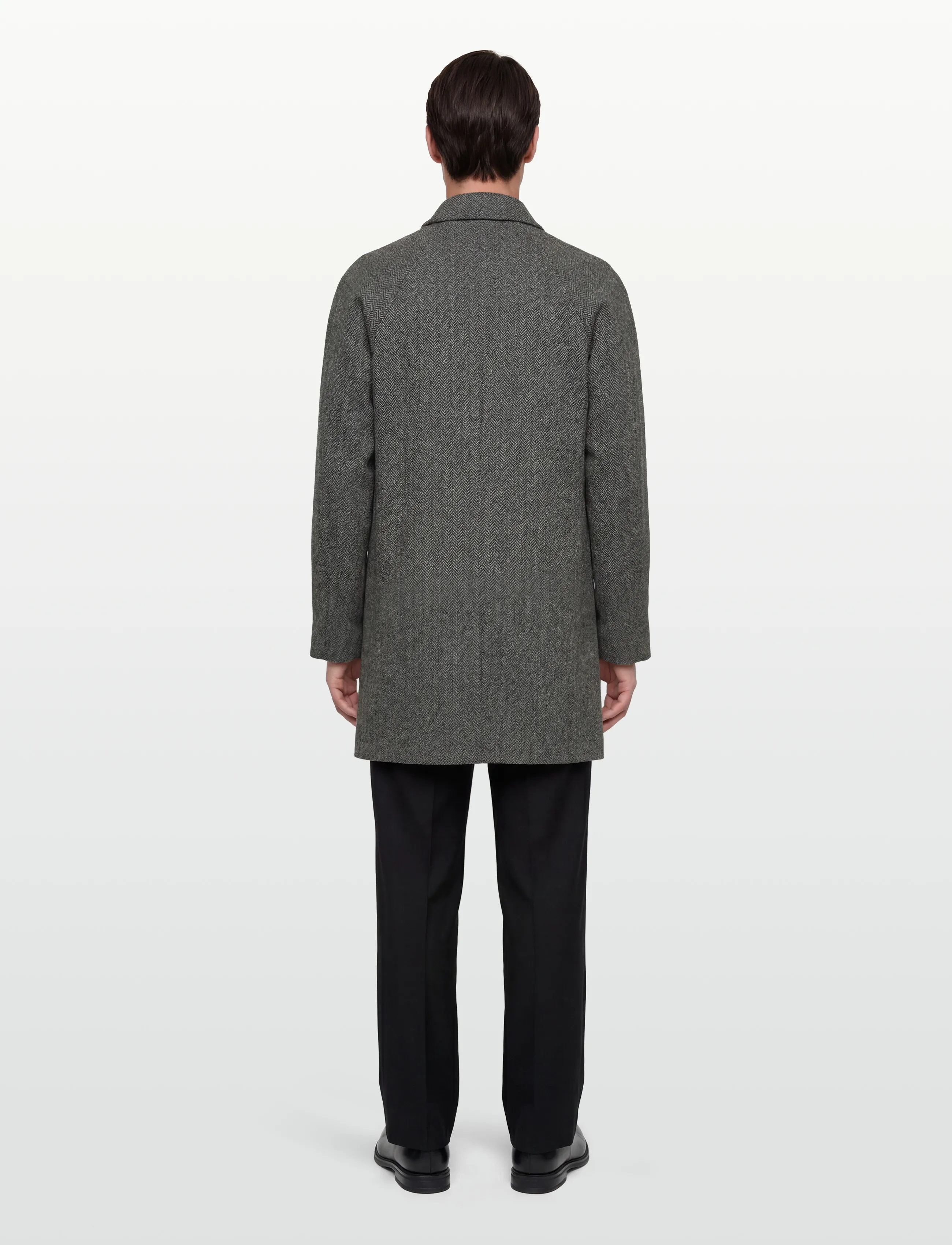 Lindbergh - Wool blend coat - white grey - 4