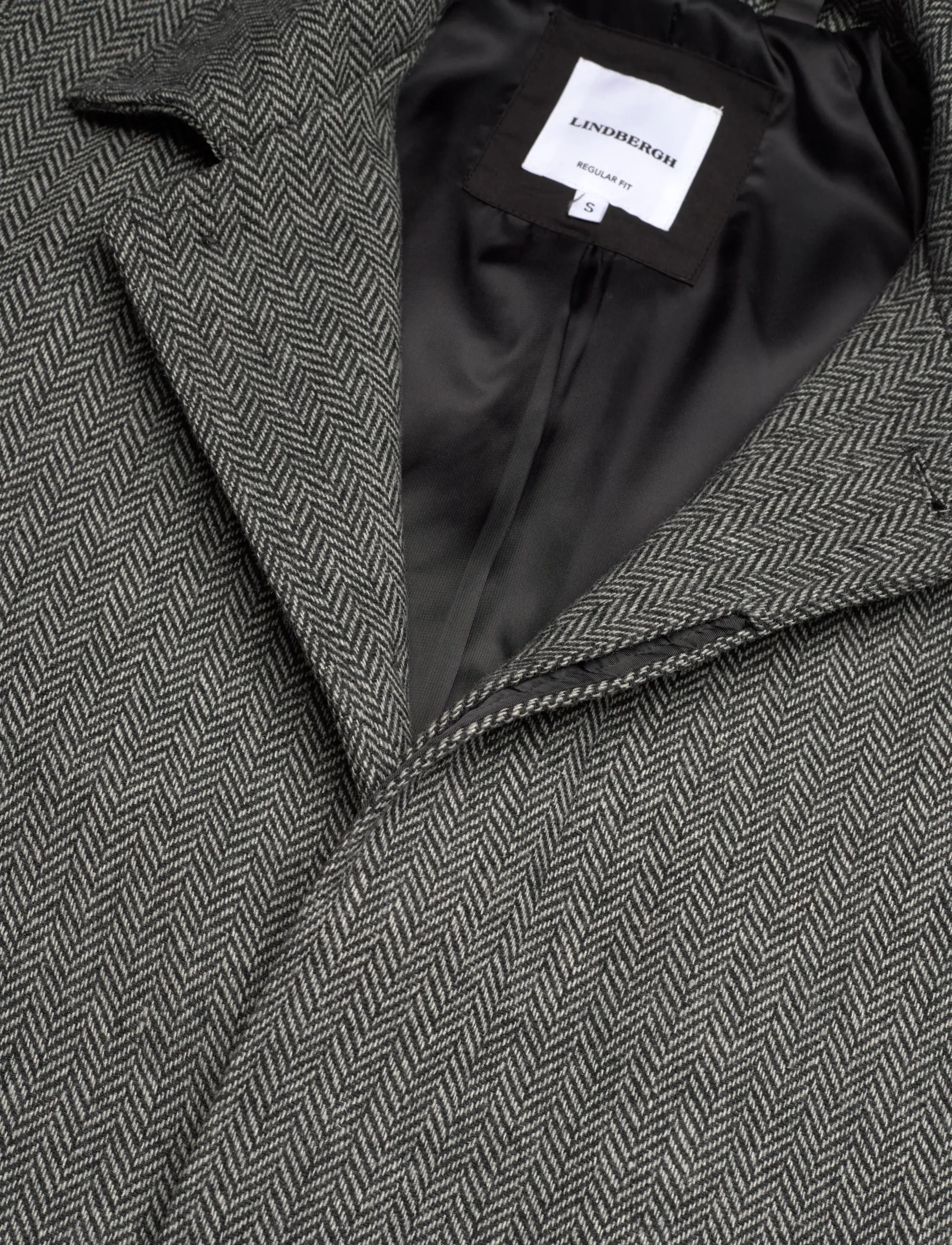 Lindbergh - Wool blend coat - white grey - 5