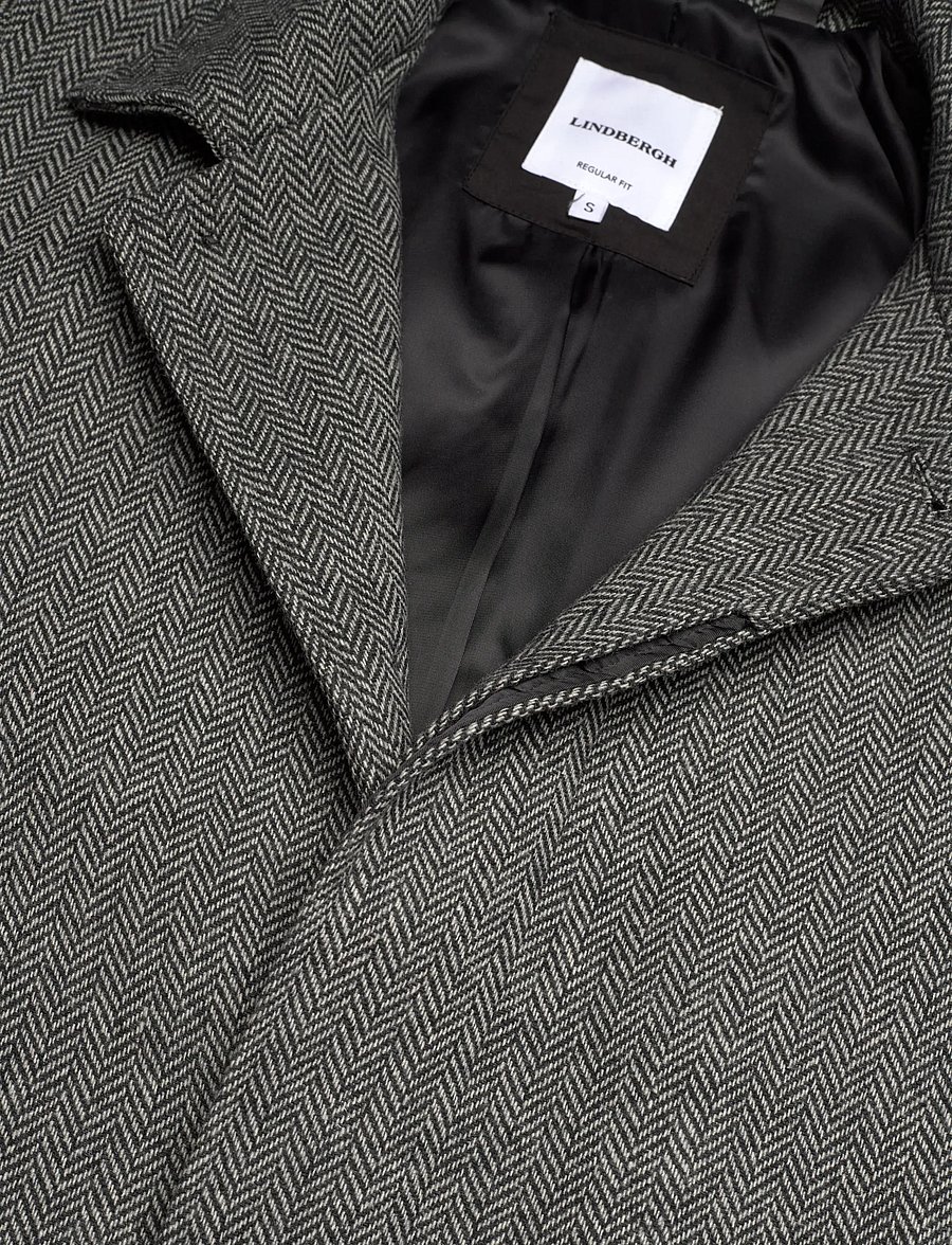 Lindbergh - Wool blend coat - wollmäntel - white grey - 5