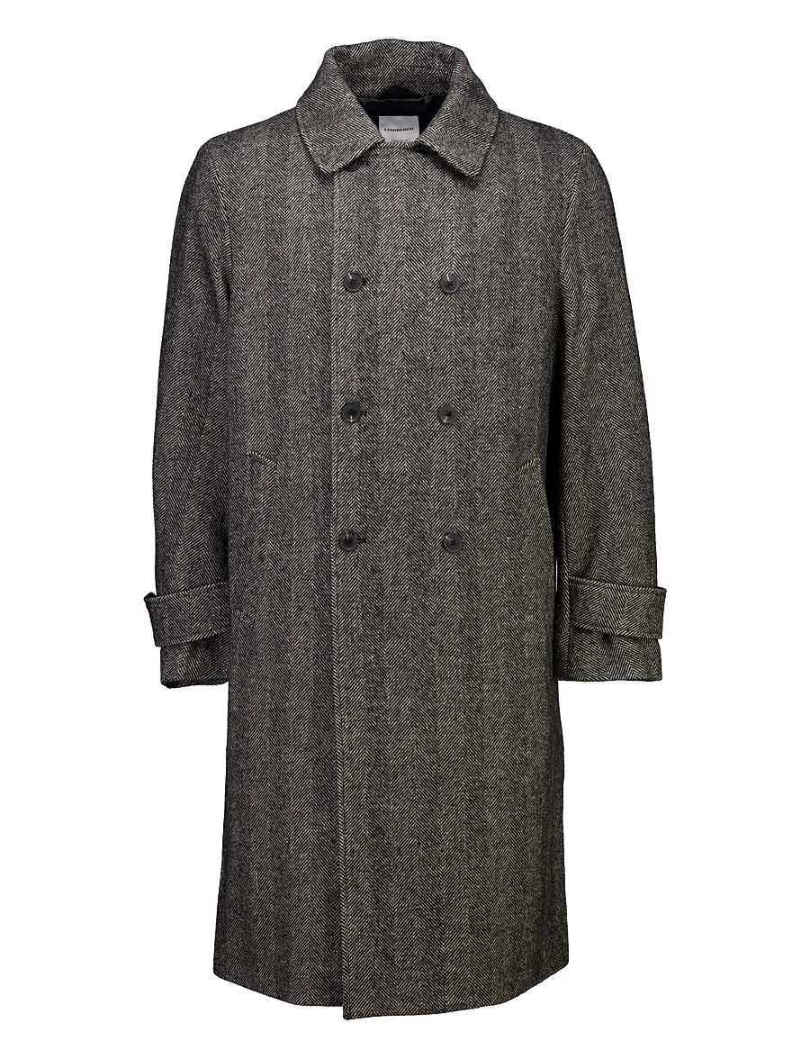 Lindbergh - Herringbone coat - lette frakker - brown mel - 1