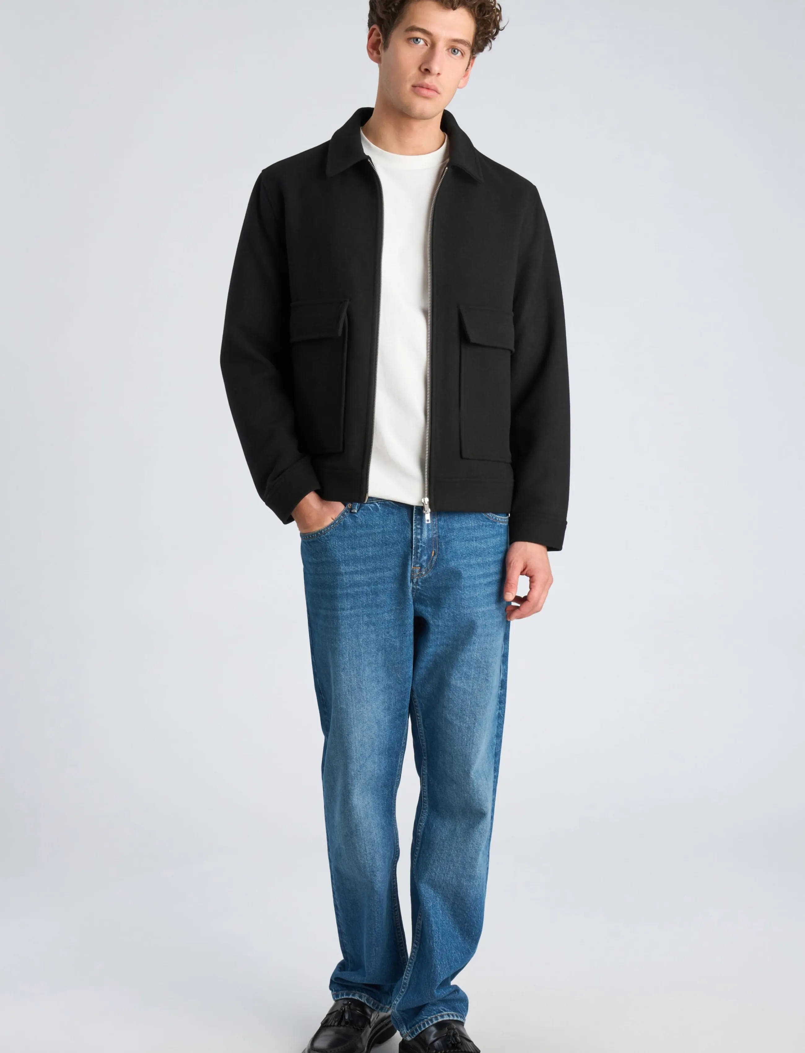 Lindbergh - Wool blend jacket - black - 0