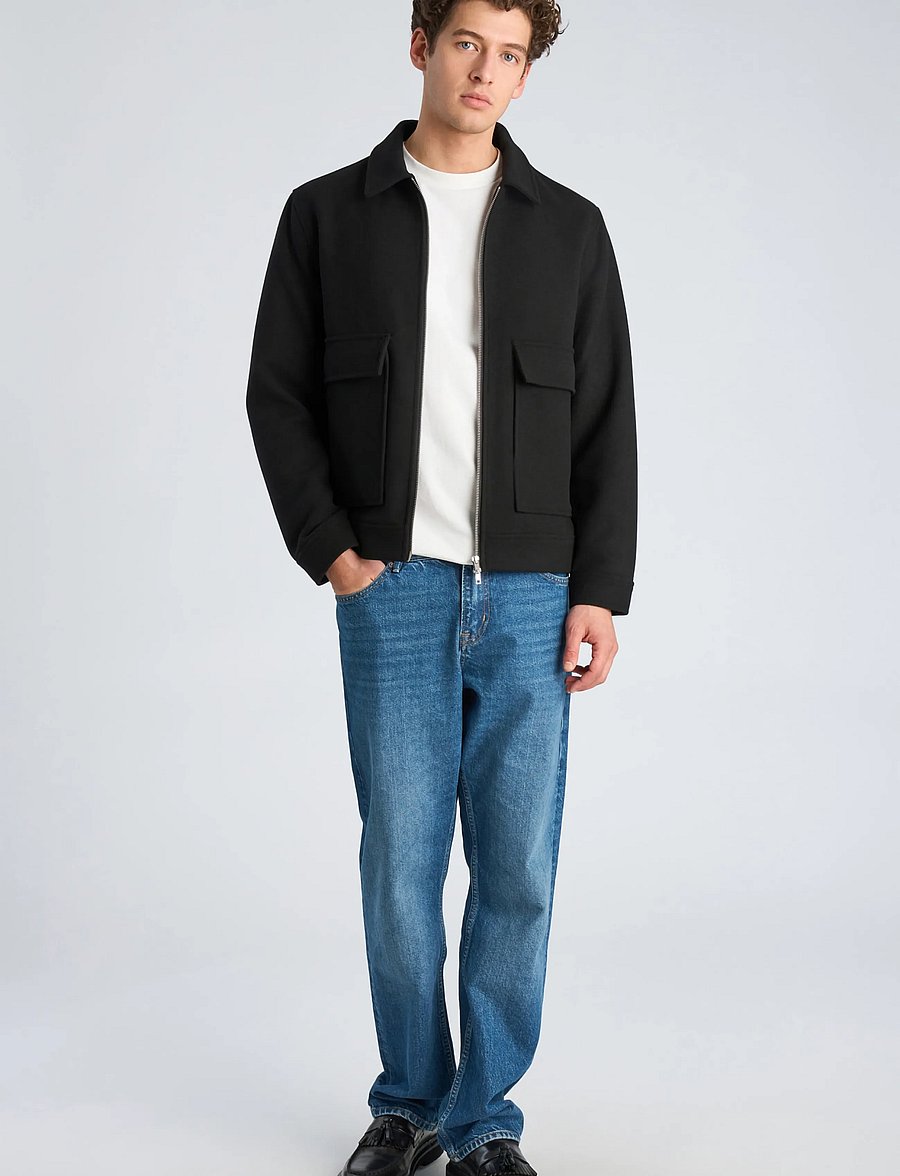 Lindbergh - Wool blend jacket - jackets - black - 0