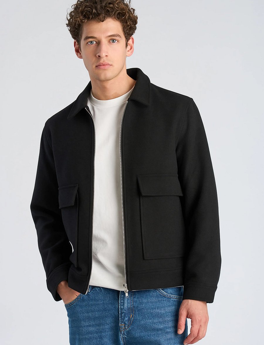 Lindbergh - Wool blend jacket - jackets - black - 3