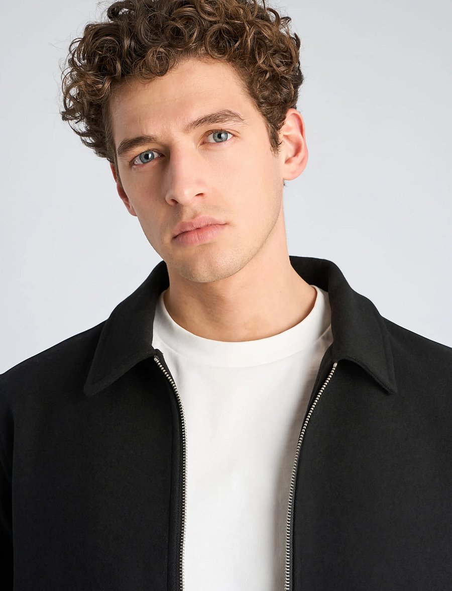 Lindbergh - Wool blend jacket - jackets - black - 5