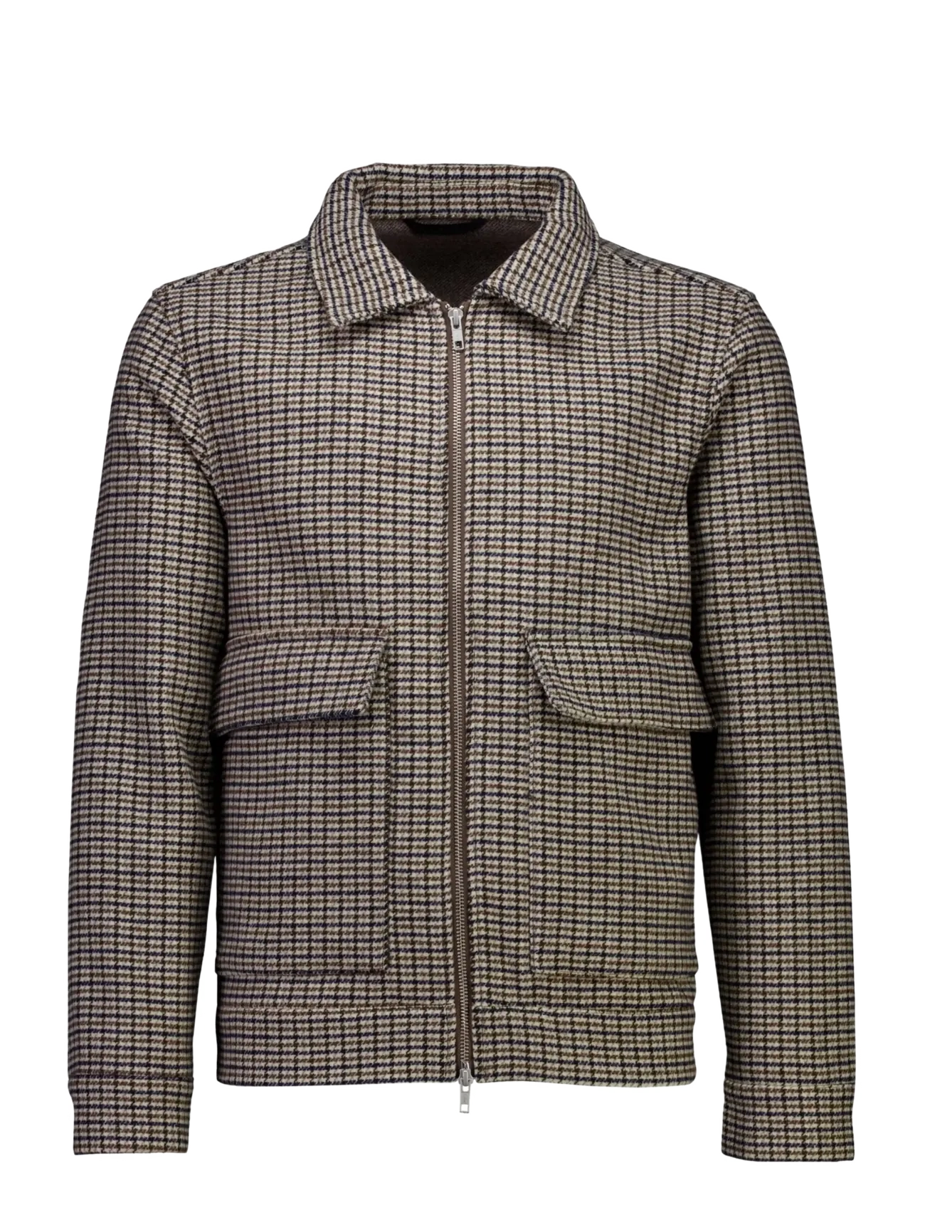Lindbergh Double face wool jacket - Looks for less - BROWN / brown