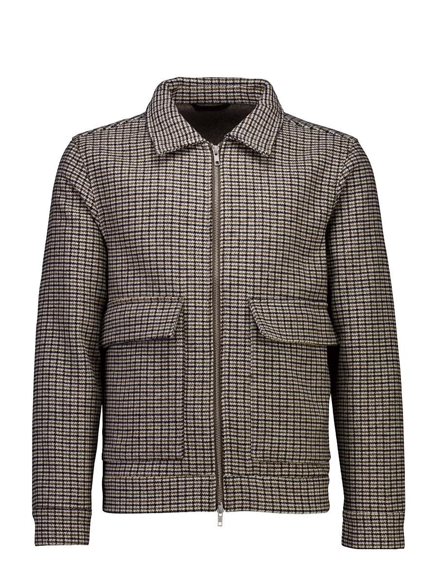 Lindbergh - Double face wool jacket - brown - 0