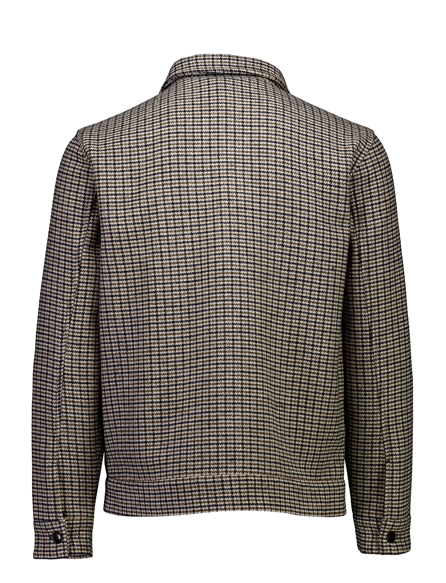 Lindbergh - Double face wool jacket - brown - 1