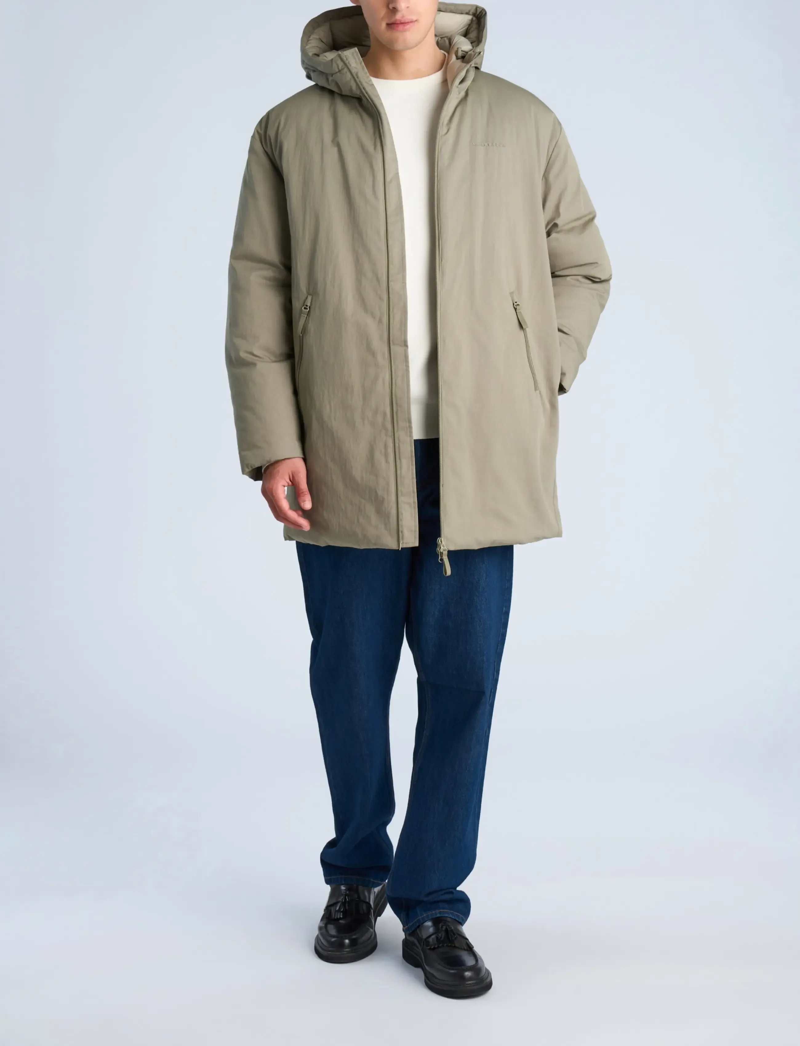 Lindbergh Functional padded parka - Jackor - ARMY DUST / khaki/green
