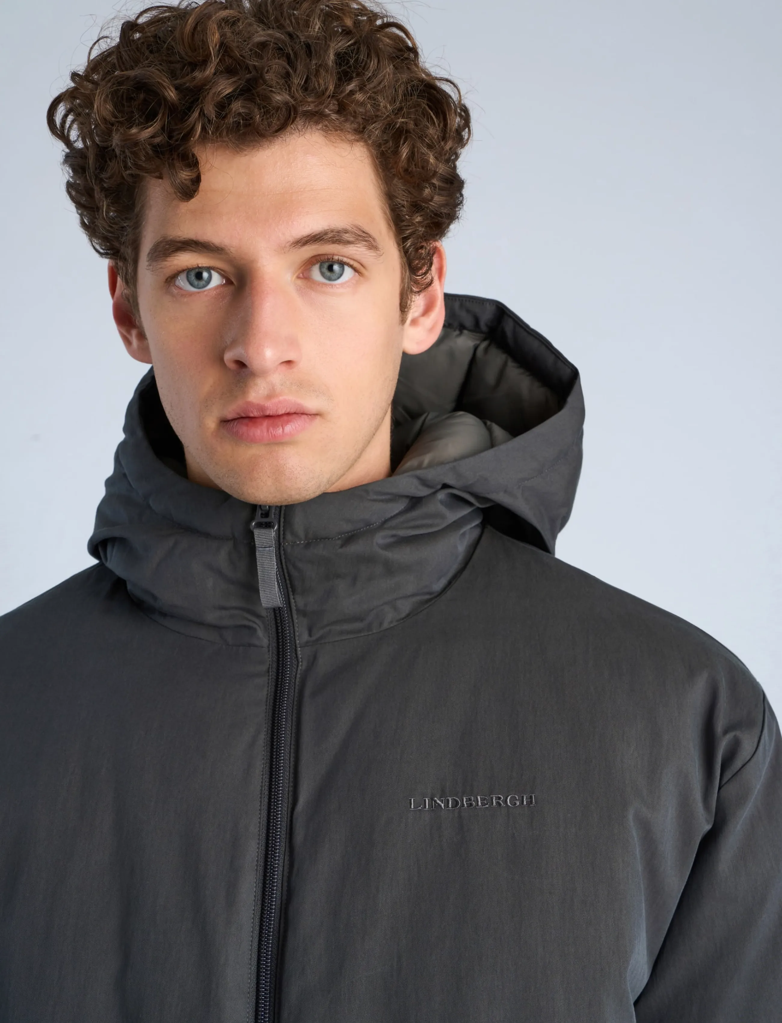 Lindbergh - Functional padded parka - parkas - ink grey - 5