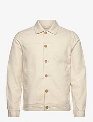 Lindbergh - Cropped length overshirt - mehed - cream white - 0