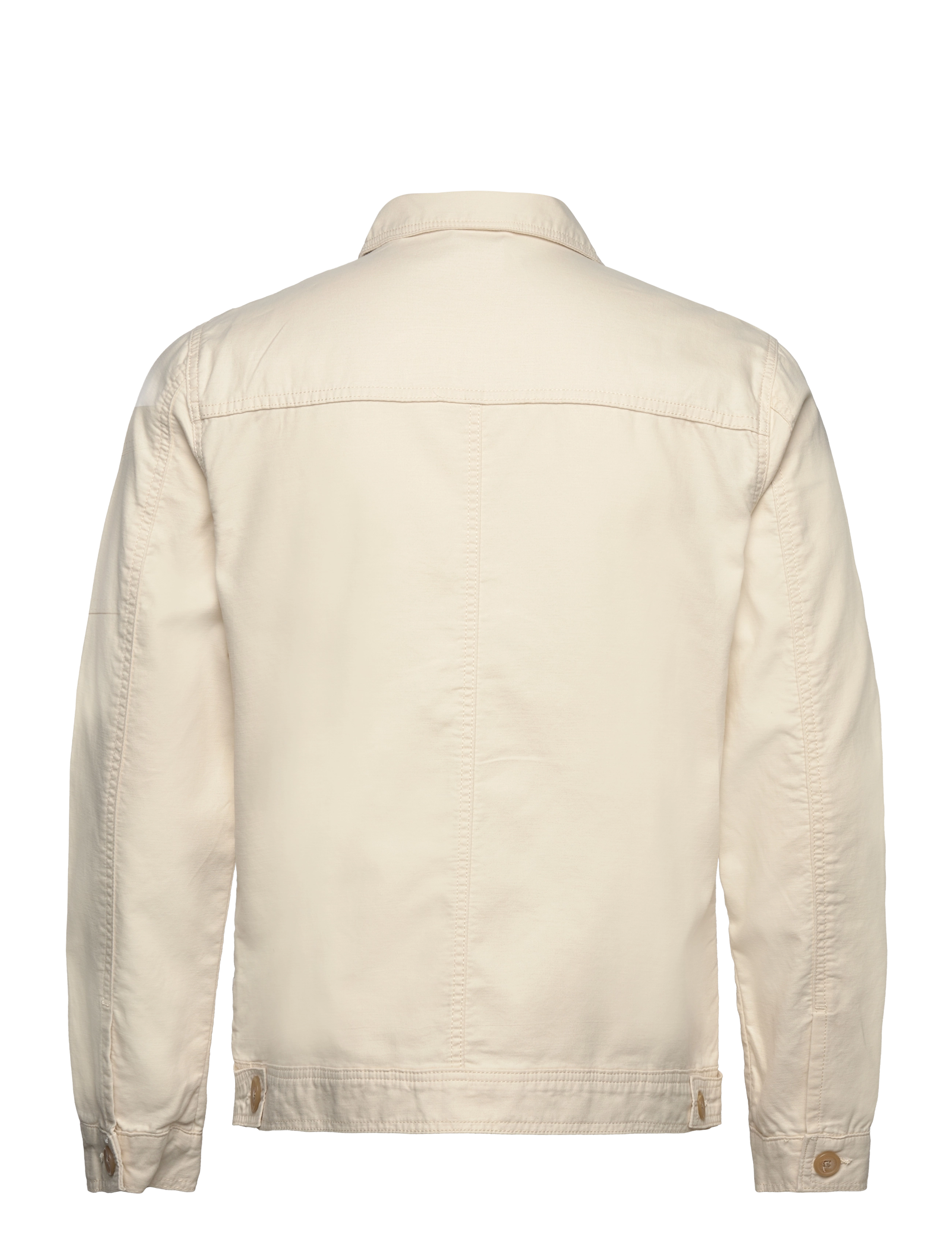 Lindbergh - Cropped length overshirt - cream white - 1