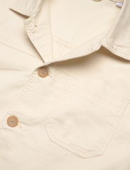 Lindbergh - Cropped length overshirt - män - cream white - 2