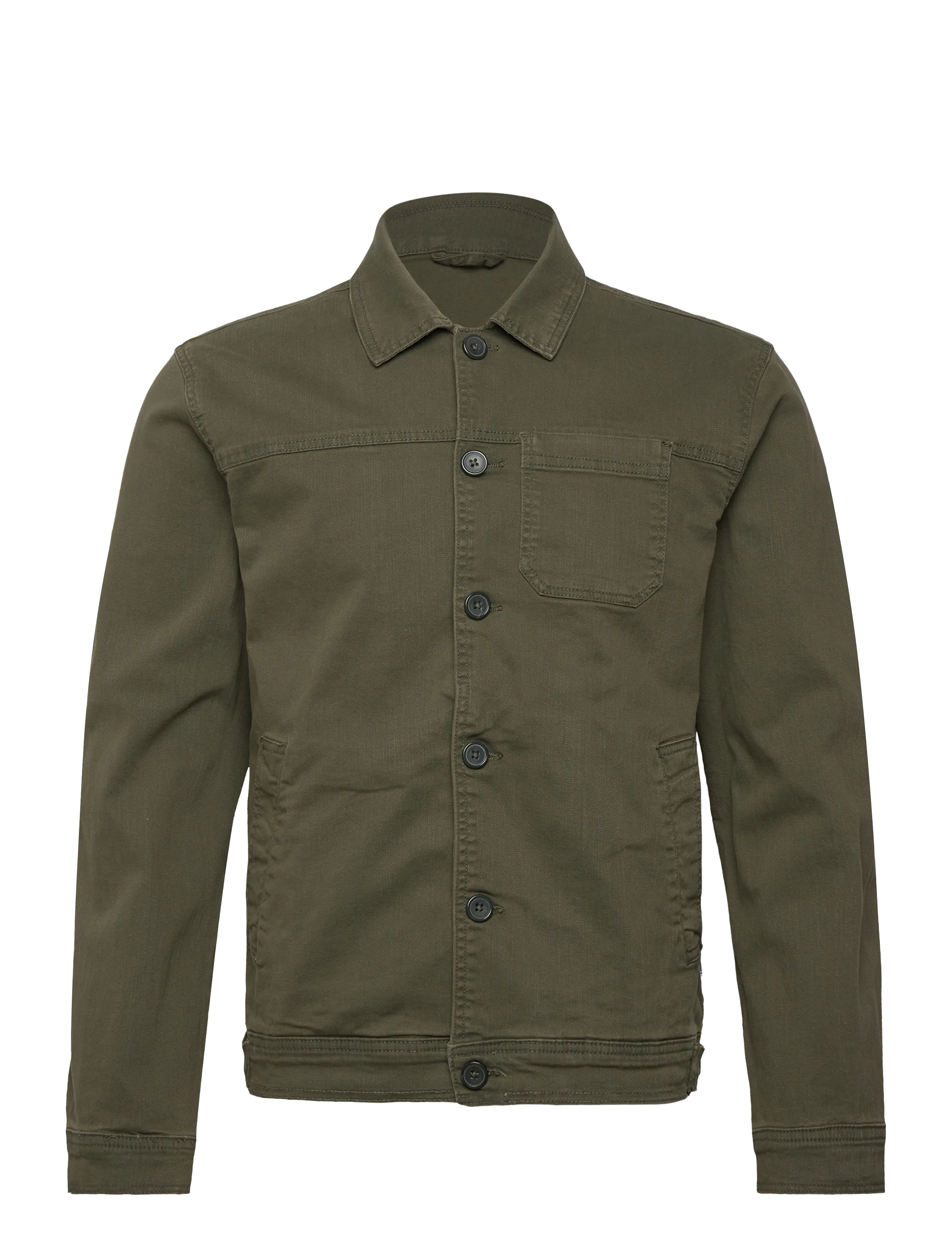 Cropped length overshirt - ARMY