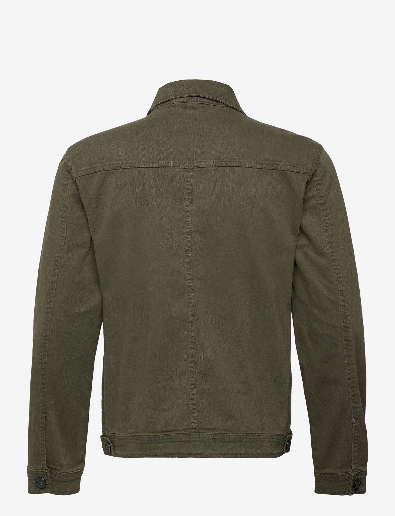 Lindbergh - Cropped length overshirt - efterårsjakker - army - 1