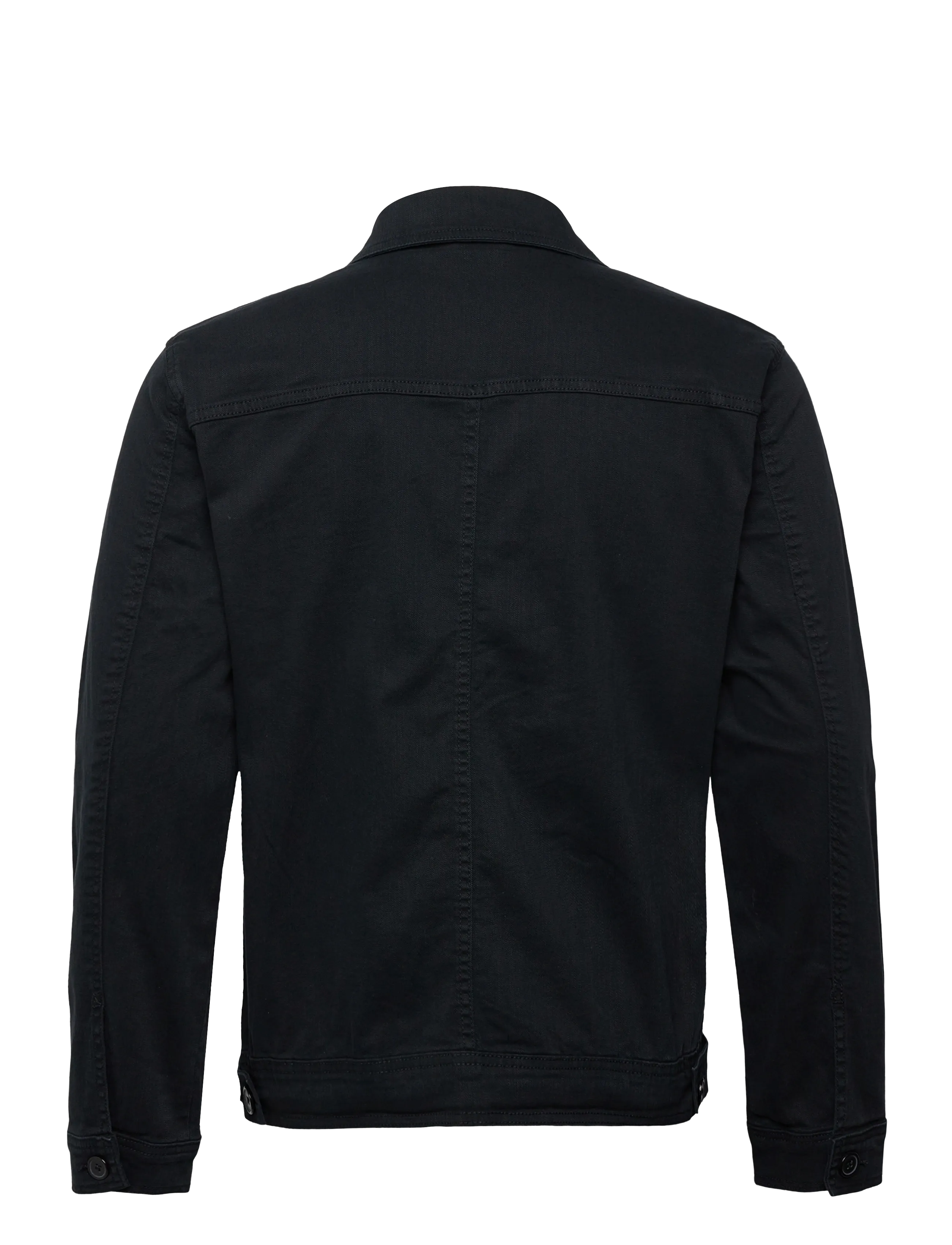Lindbergh - Cropped length overshirt - kevadjoped - black - 2