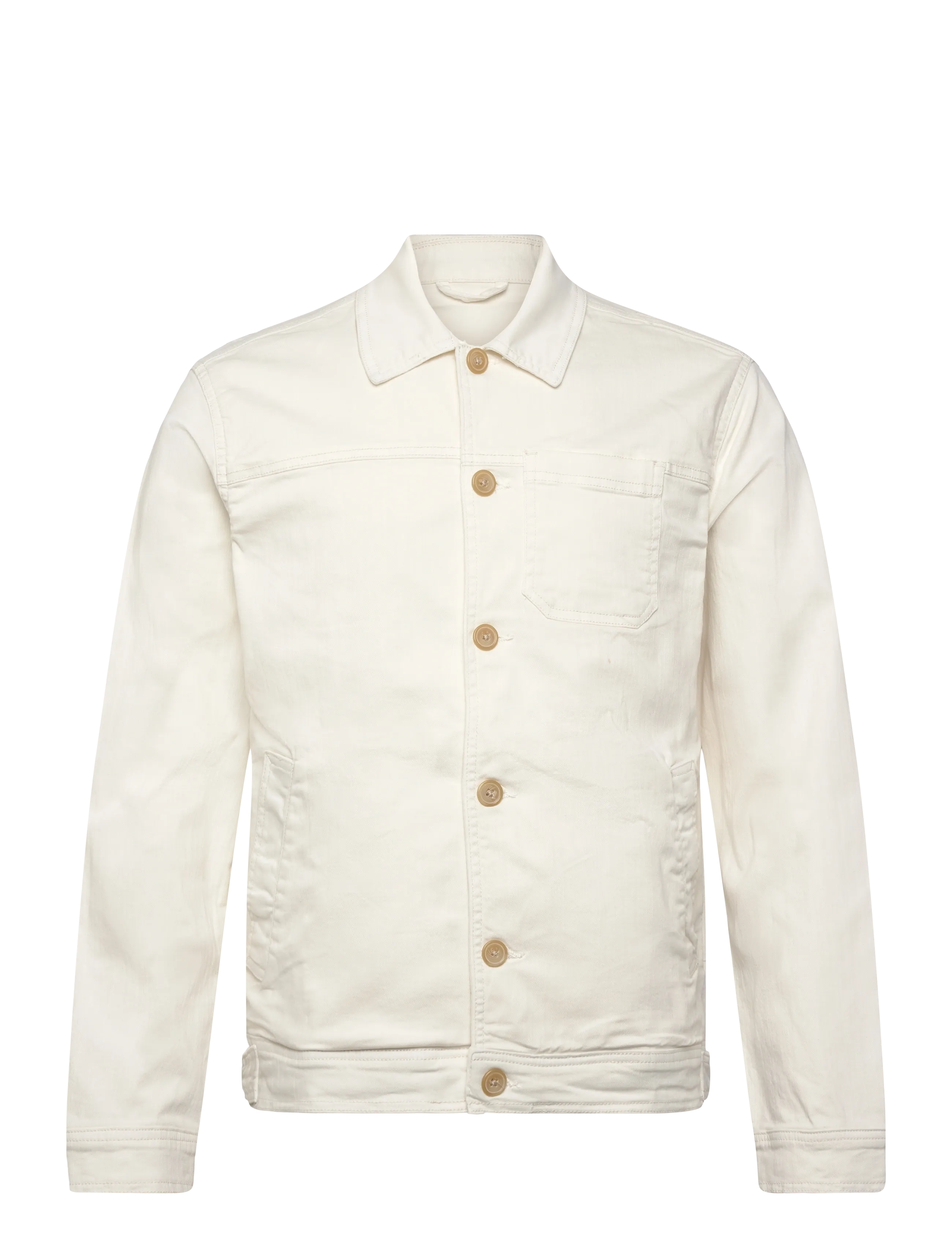 Lindbergh Cropped length overshirt - Clothing - CREAM WHITE / cream