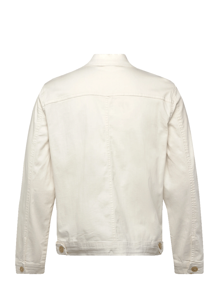 Lindbergh - Cropped length overshirt - höstjackor - cream white - 2