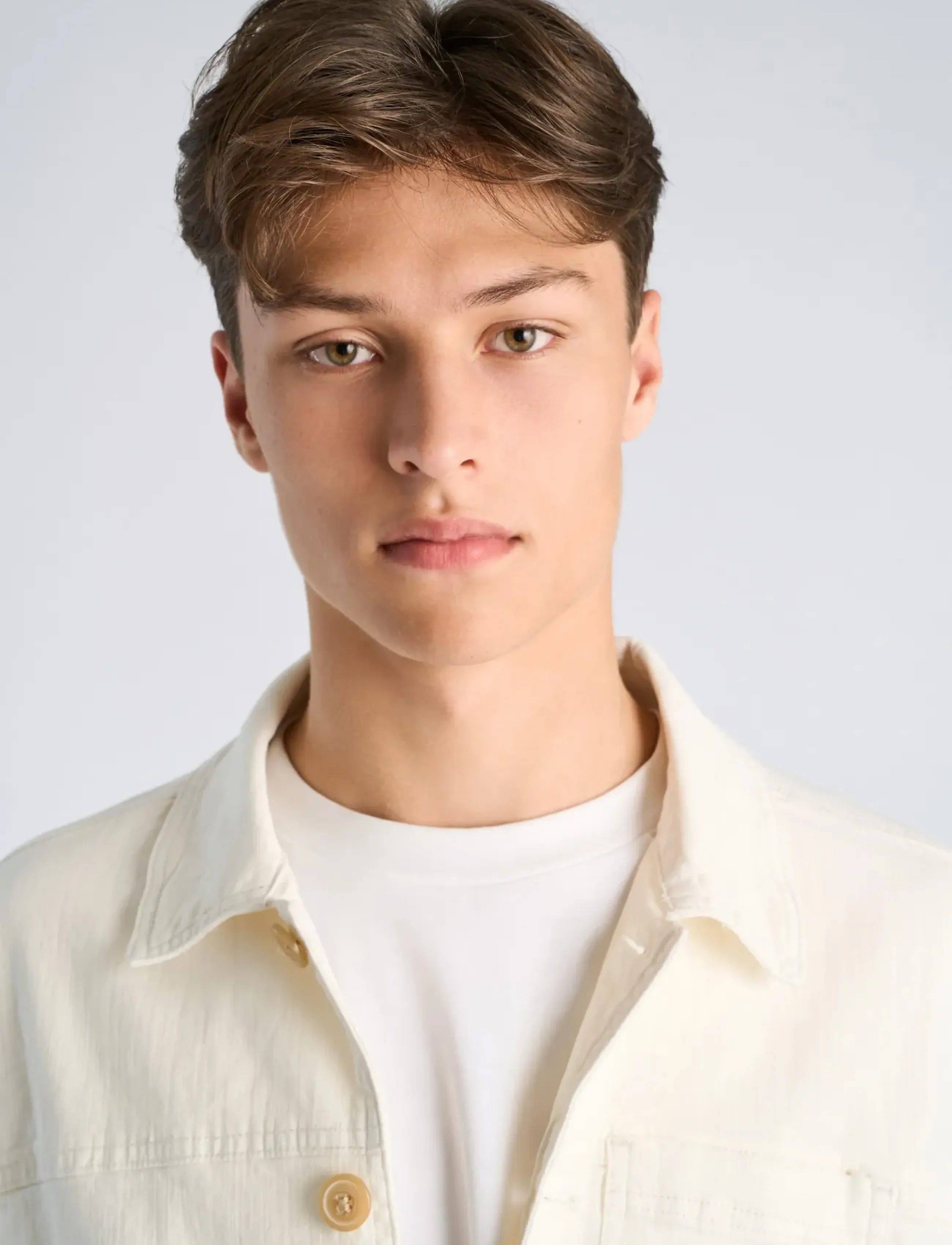 Lindbergh - Cropped length overshirt - frühlingsjacken - cream white - 5