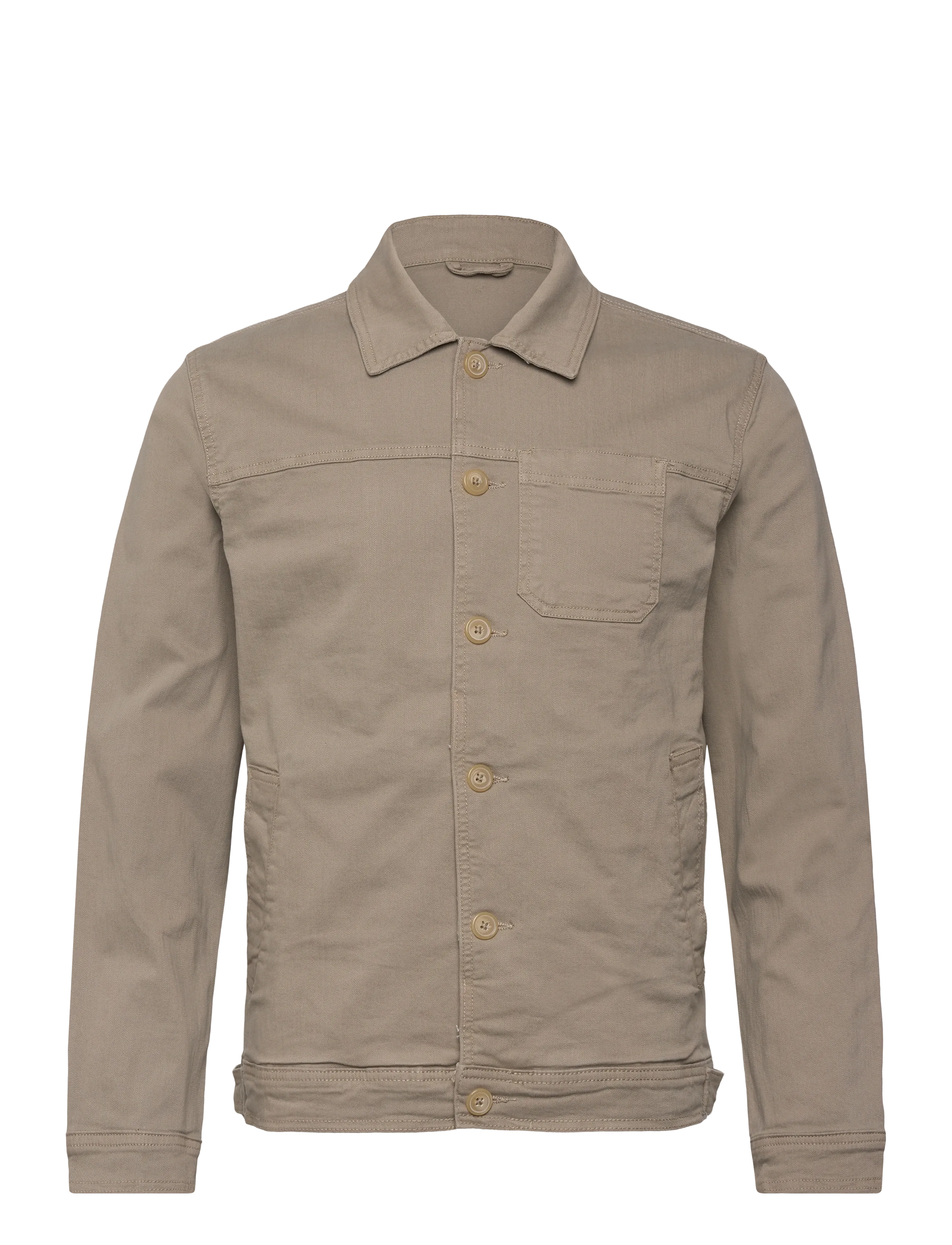Lindbergh Cropped length overshirt - Forårsjakker - DK SAND / beige