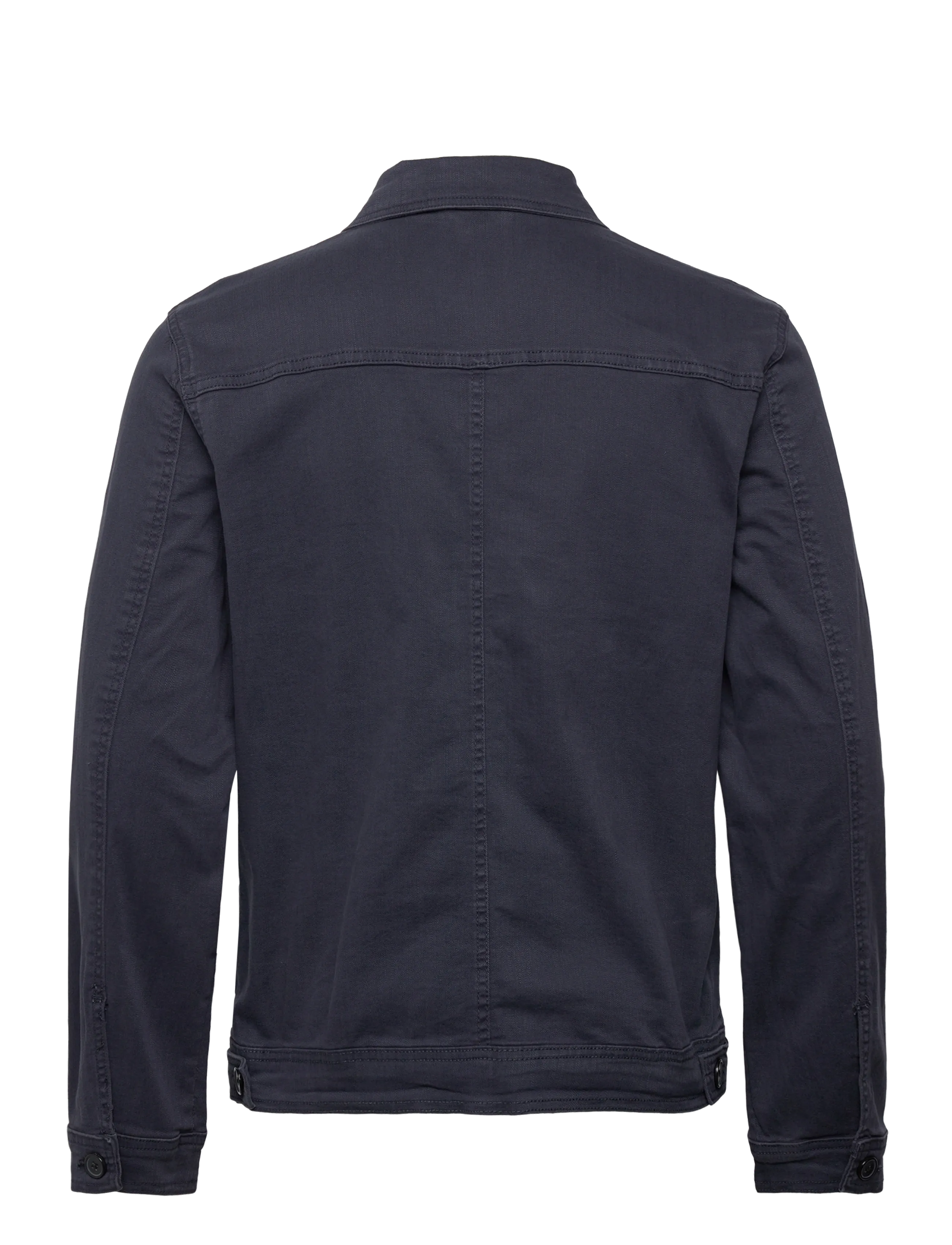 Lindbergh - Cropped length overshirt - spring jackets - navy - 2