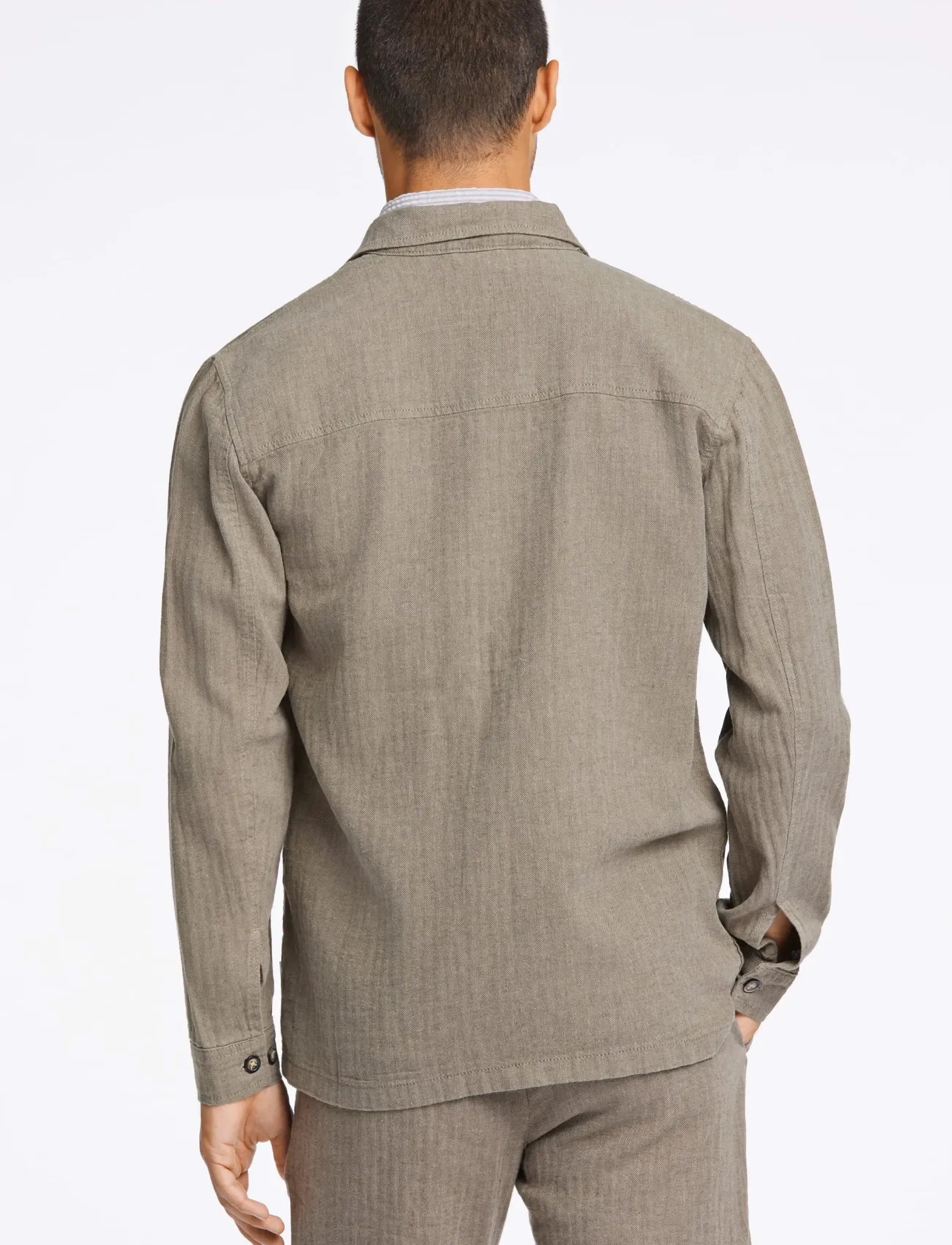 Cotton Linen Overshirts L/S 3