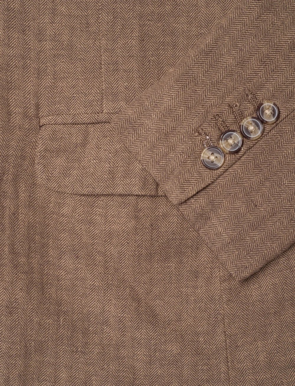 Lindbergh - Cotton linen blazer - single breasted blazers - dk stone - 3