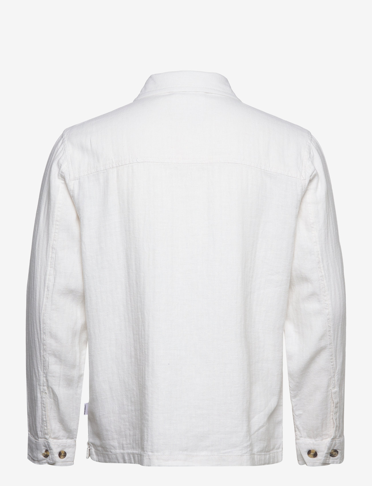 Lindbergh - Cotton linen overshirts L/S - enkelknäppta kavajer - optical white - 1