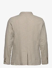 Lindbergh - Cotton linen blazer - dobbeltspente blazere - lt stone - 1