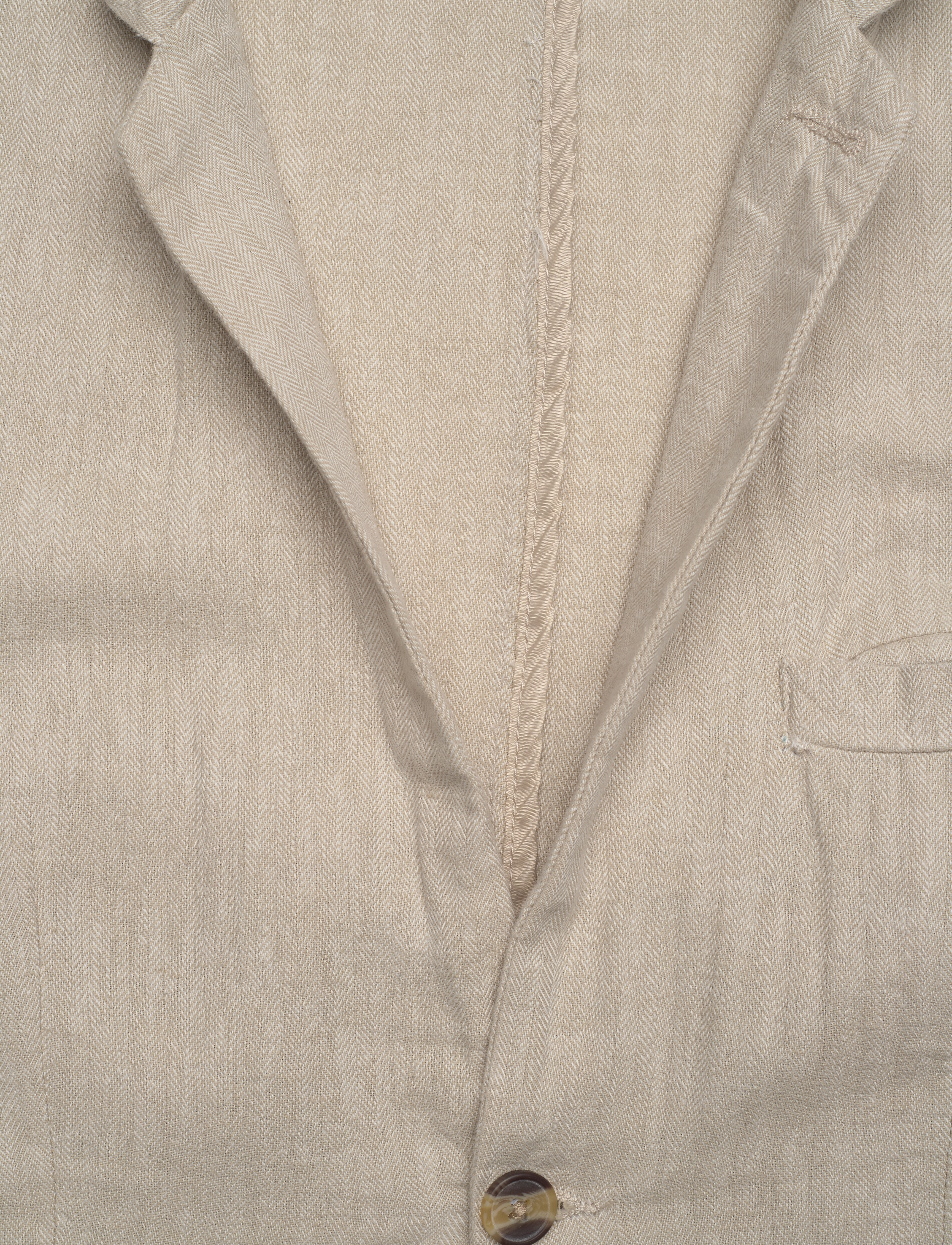 Lindbergh - Cotton linen blazer - einreiher - lt stone - 4