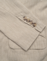 Lindbergh - Cotton linen blazer - dobbeltspente blazere - lt stone - 3