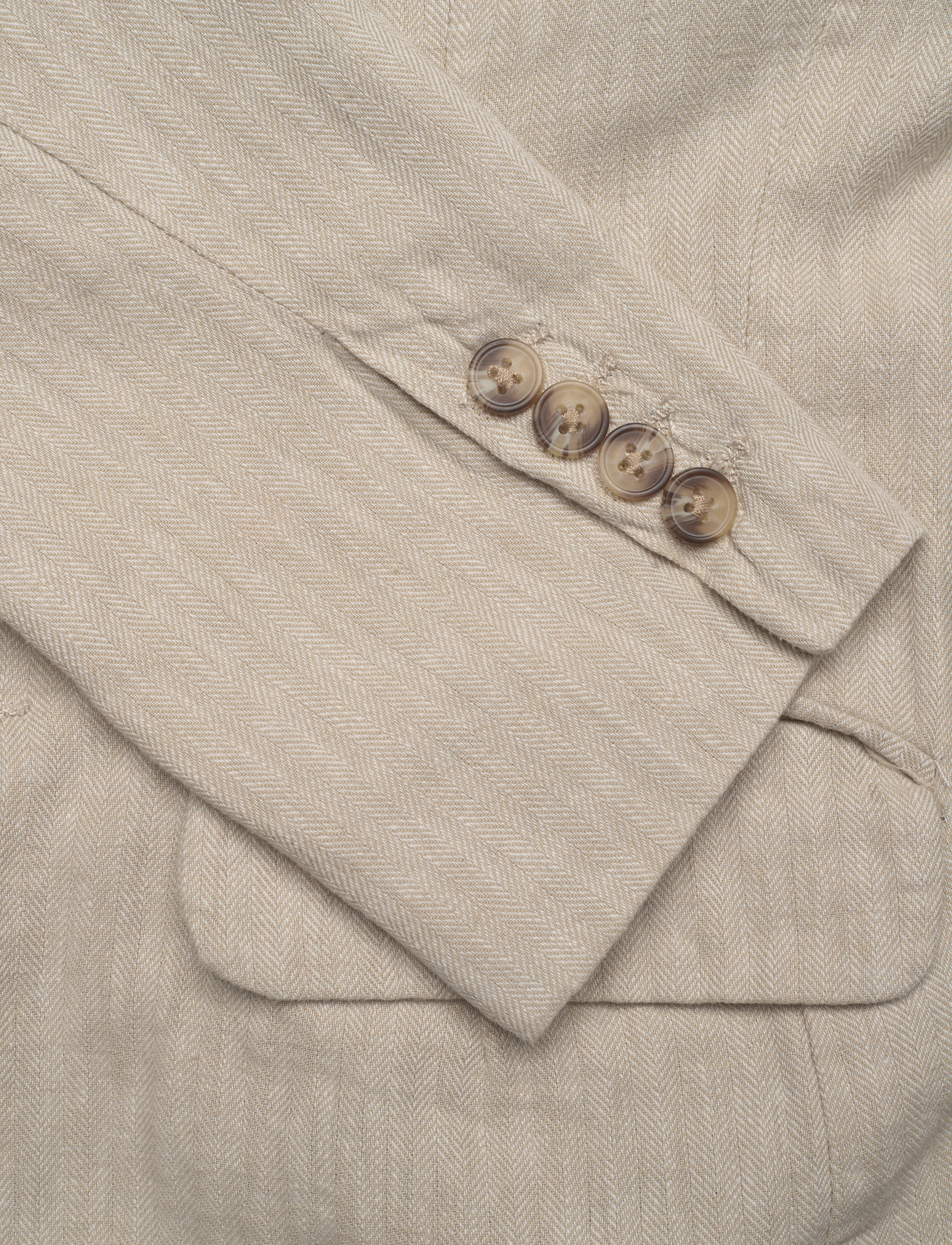 Lindbergh - Cotton linen blazer - einreiher - lt stone - 5