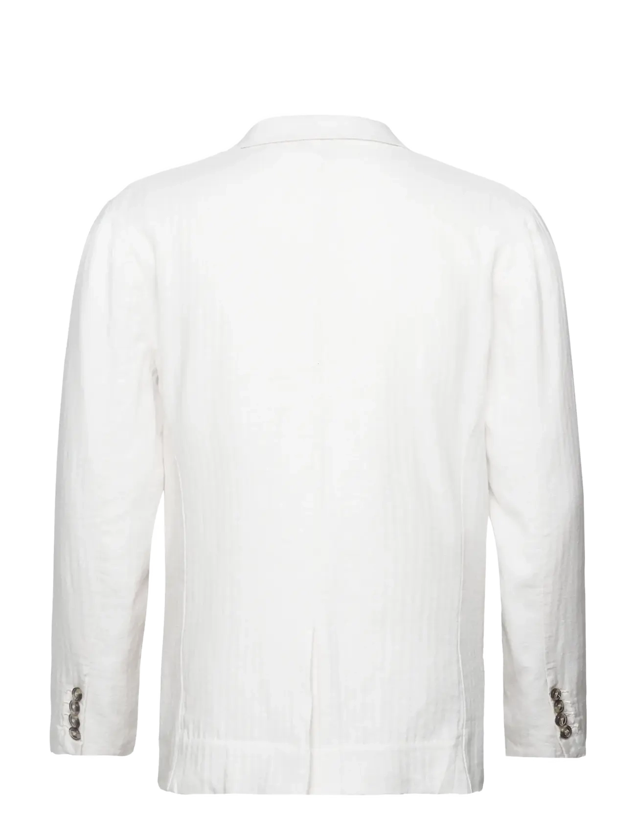 Lindbergh - Cotton linen blazer - single breasted blazers - optical white - 2