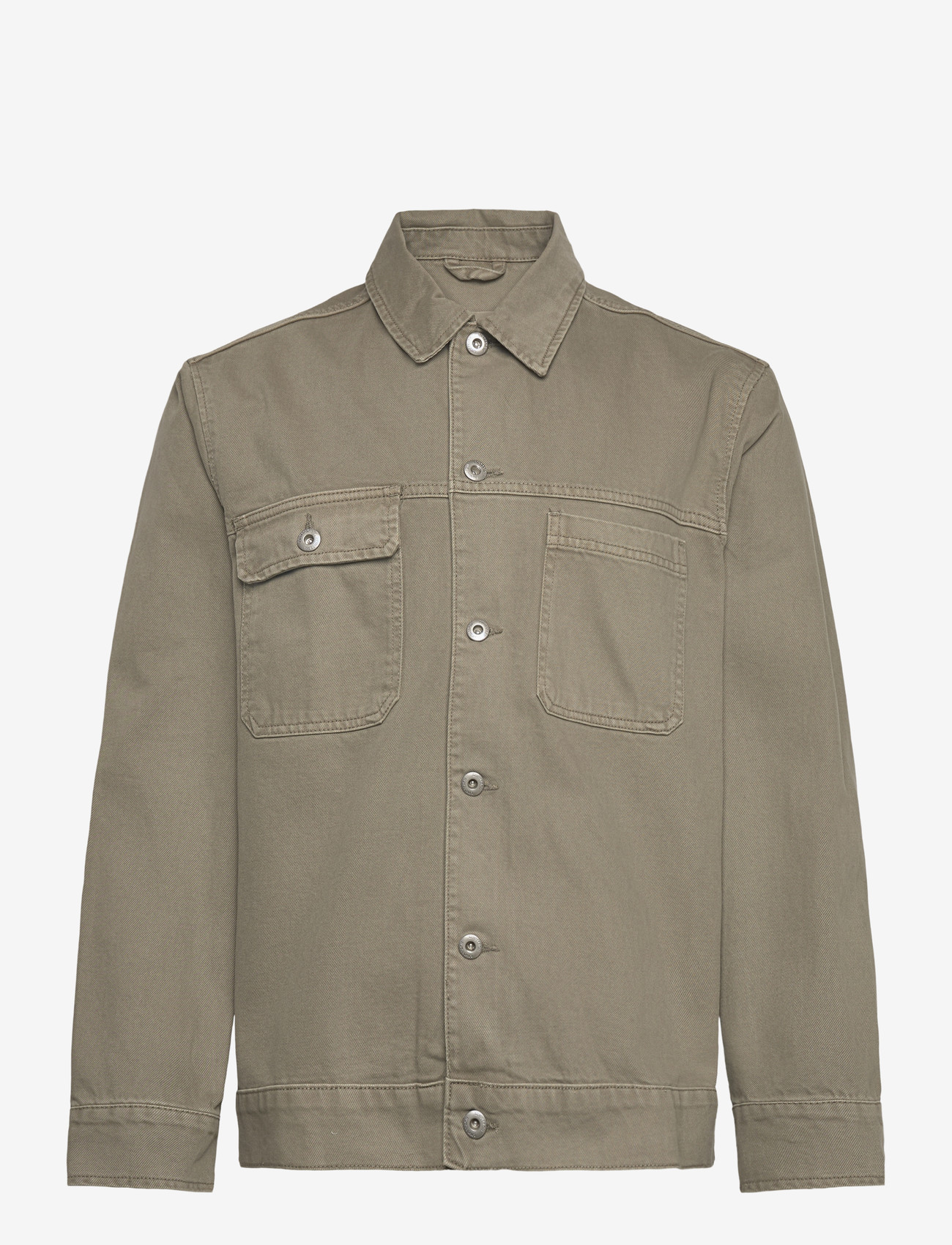 Lindbergh - Colored denim overshirt - wiosenne kurtki - army denim - 0