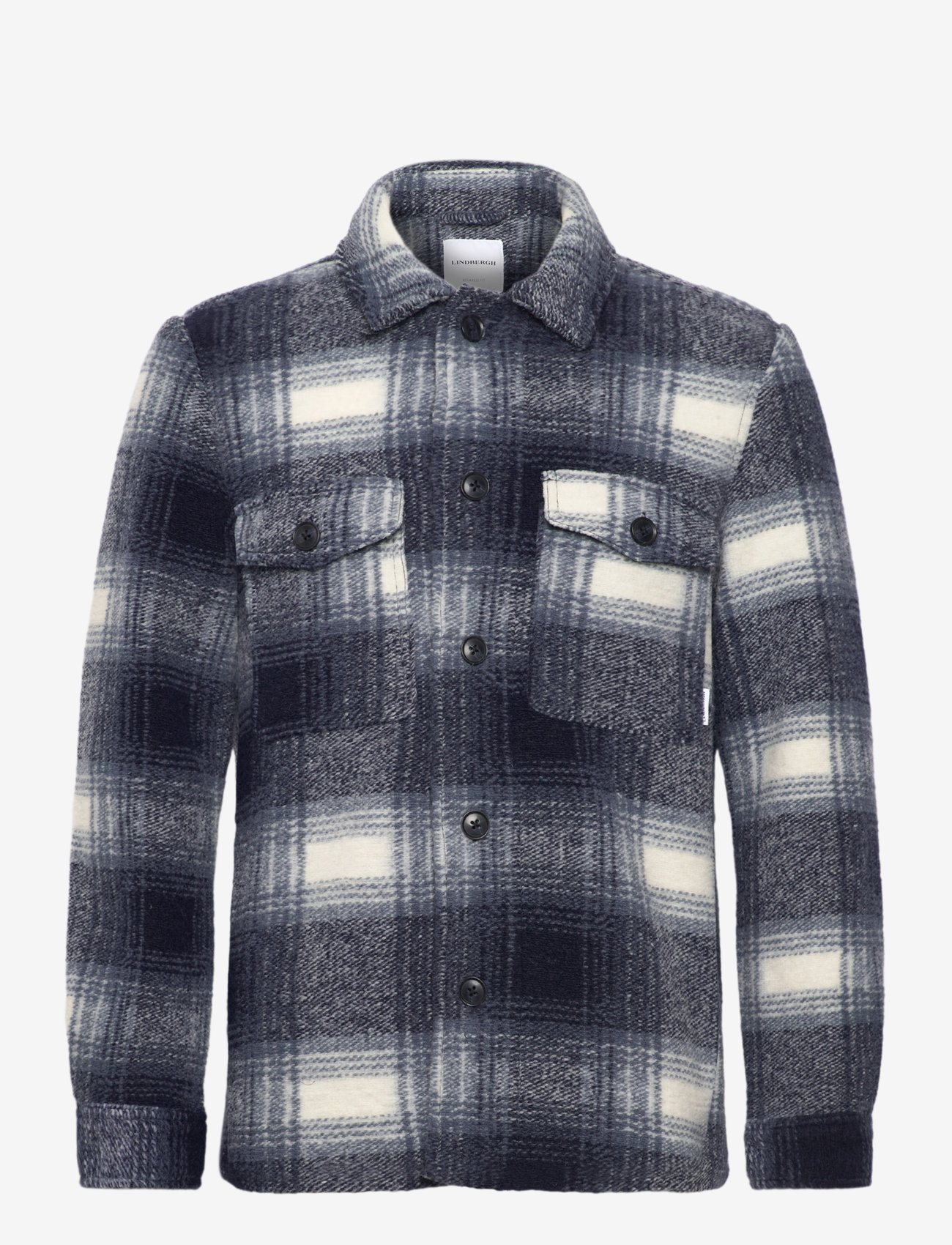 Lindbergh - Checked overshirt - blue check - 0