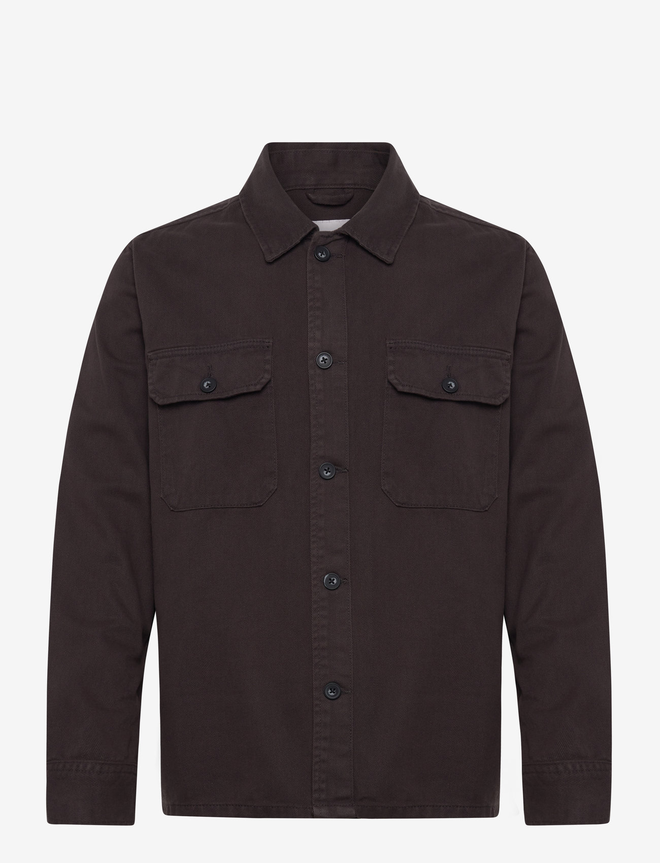 Lindbergh - Heavy twill overshirt - kollektionen - dusty black - 1