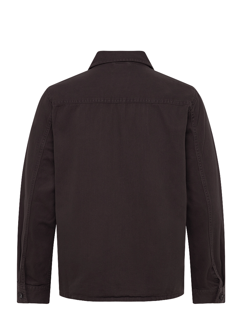 Lindbergh - Heavy twill overshirt - kollektionen - dusty black - 2