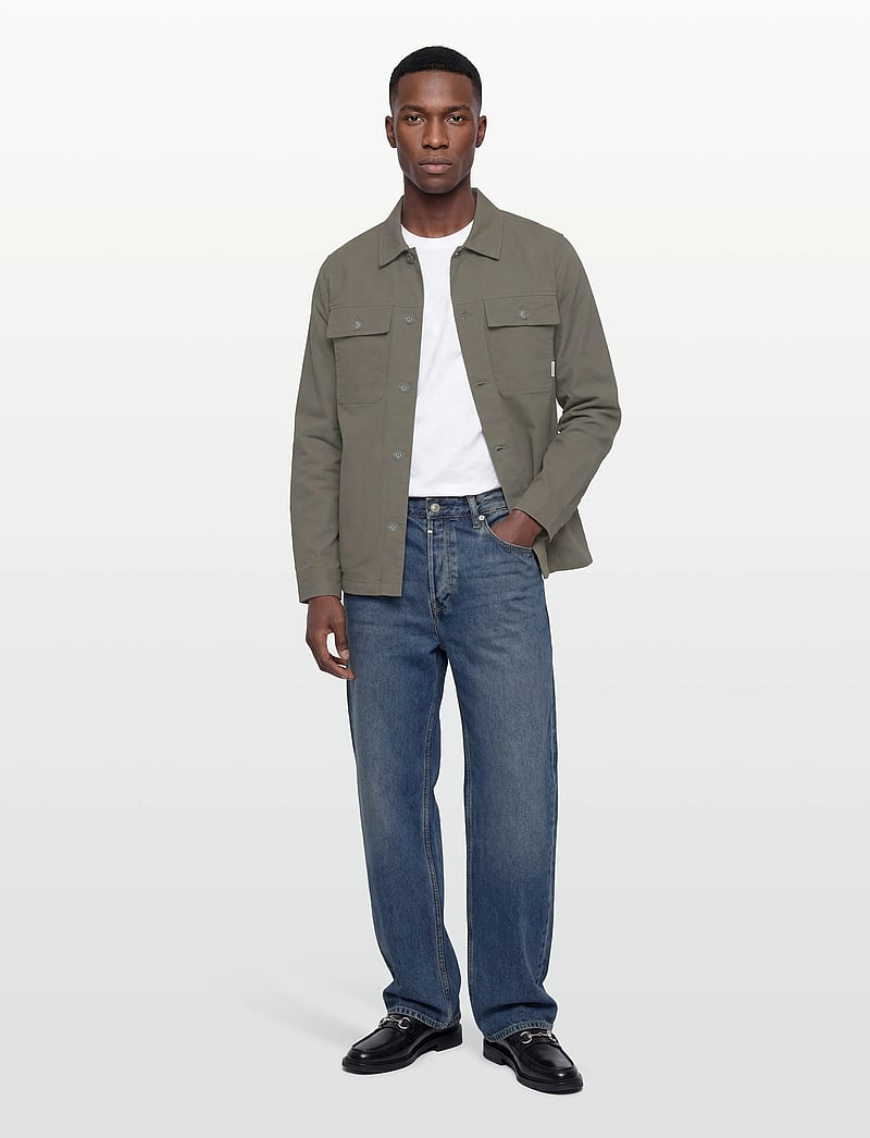 Lindbergh - Rip stop overshirt L/S - kollektionen - army - 0