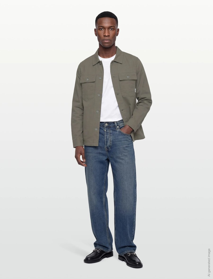 Lindbergh - Rip stop overshirt L/S - kollektsioonid - army - 0