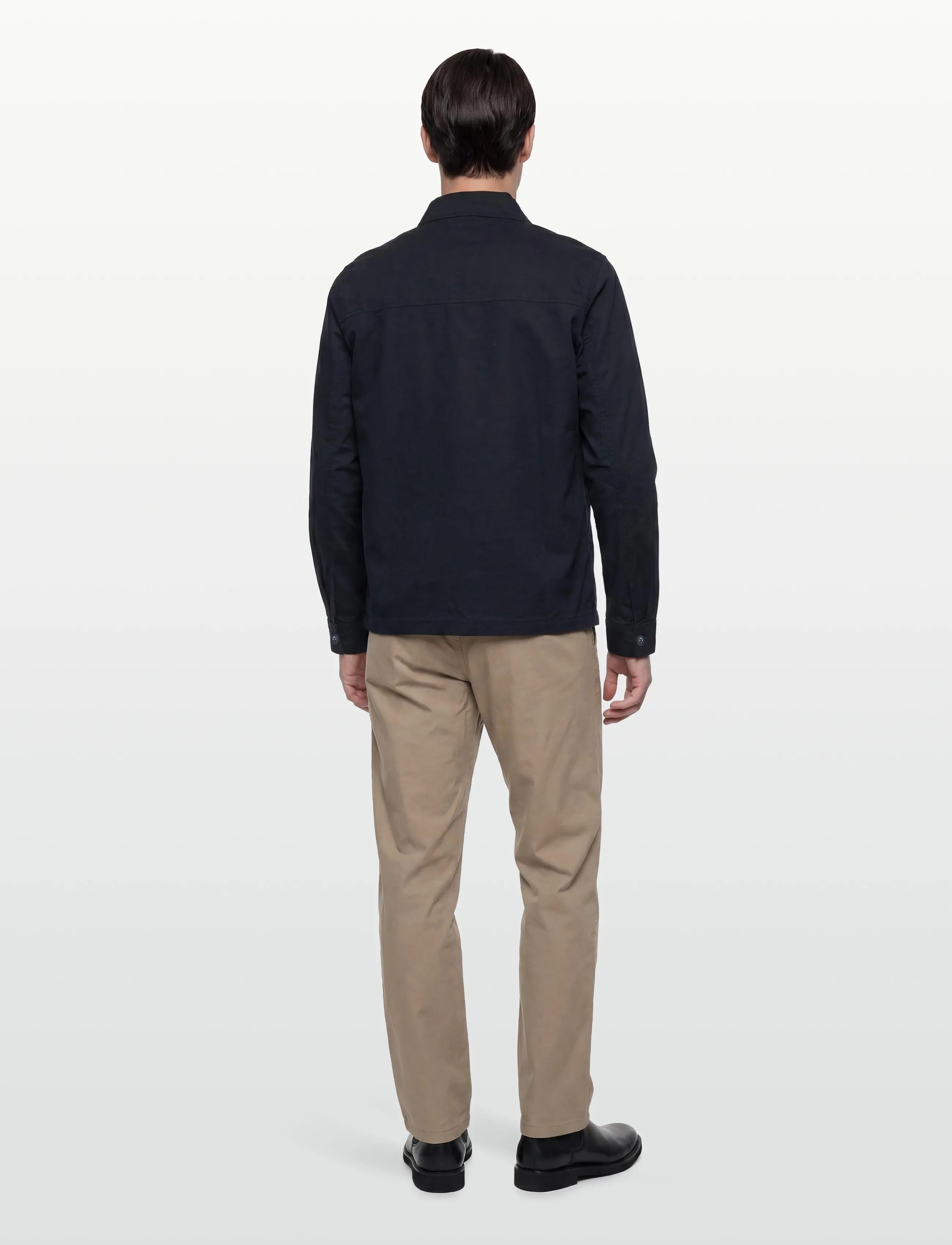 Lindbergh - Rip stop overshirt L/S - collections - navy - 4