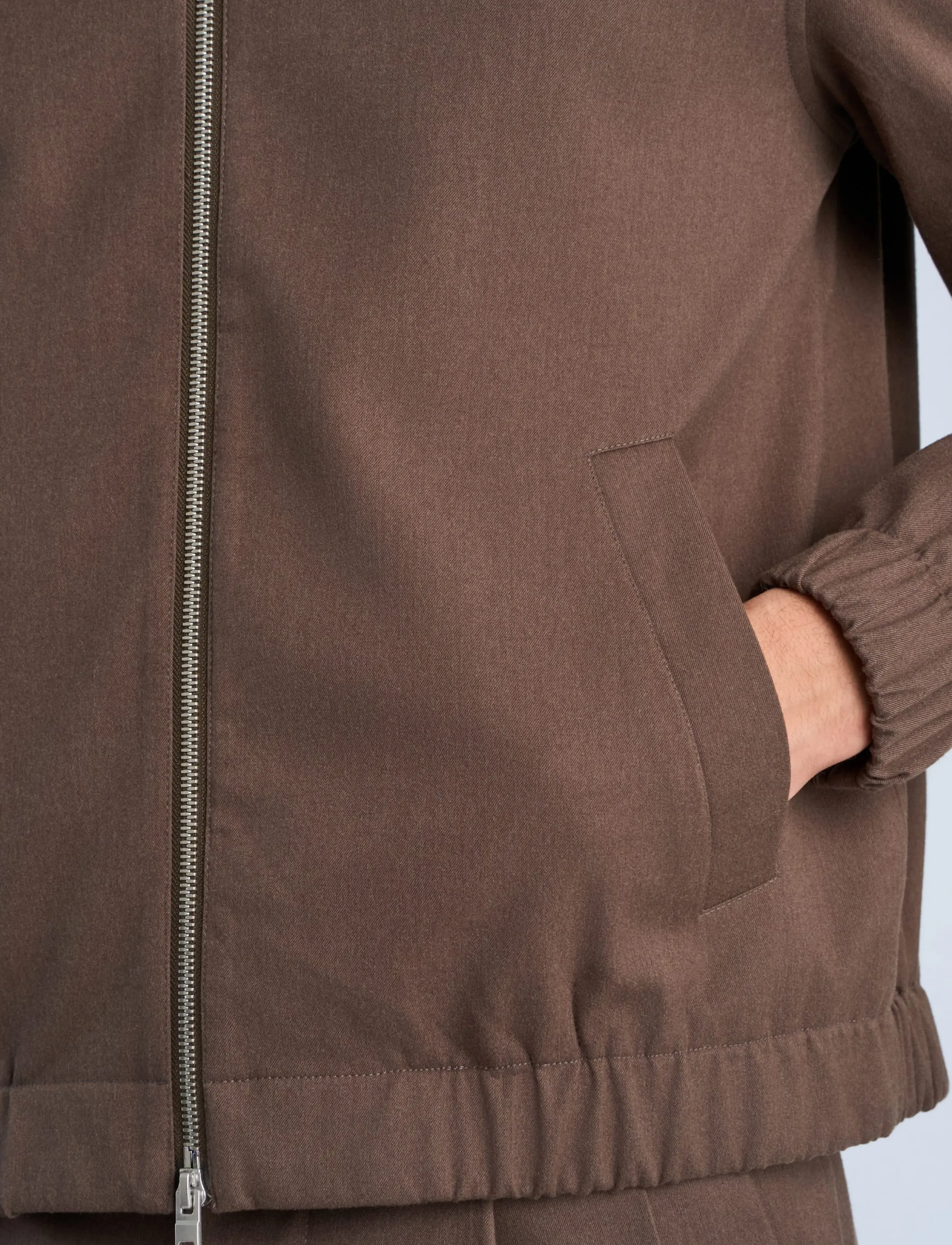 Lindbergh Lt Brushed Zip Jacket bomberjackor herr – bild 5