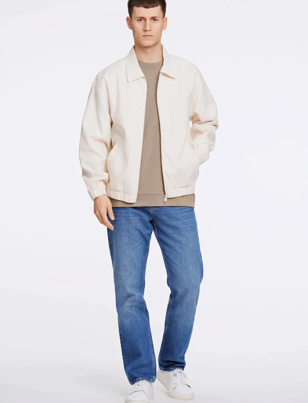 Lindbergh - Zip Through Overshirt - herbstjacken - cream white - 4