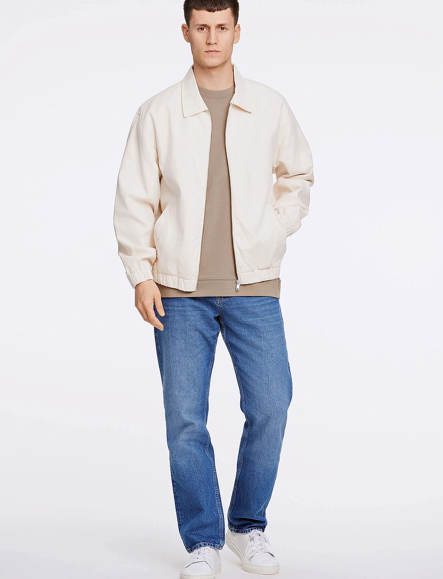 Lindbergh - Zip Through Overshirt - kevadjoped - cream white - 4