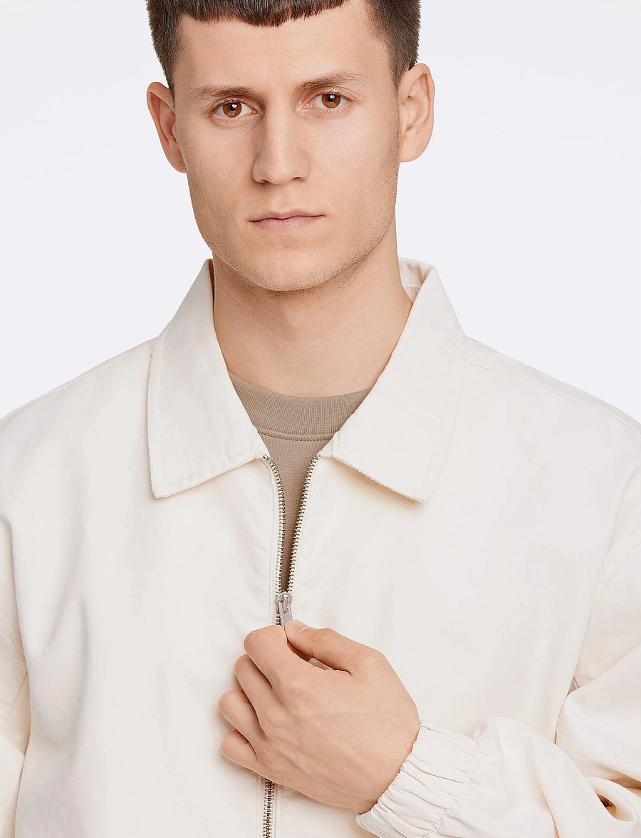 Lindbergh - Zip Through Overshirt - kevadjoped - cream white - 5